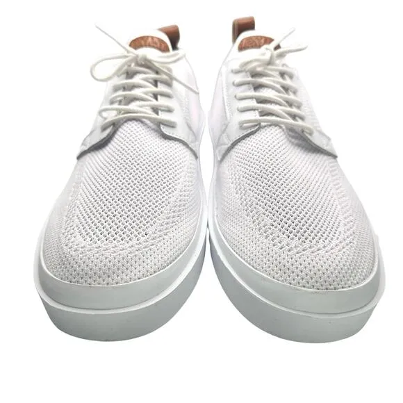 BYLT | Men | Lido Knit White Minimalist Casual Lace Sneakers | Size 12