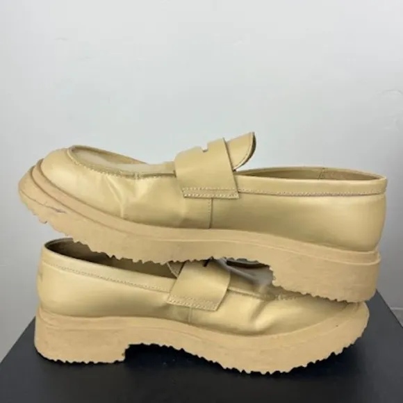 Camper Beige Walden Formal slip on loafers Mens size 41 US: 8 Womens: 9.5