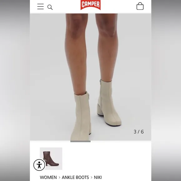 Camper Niki Ankle Boots