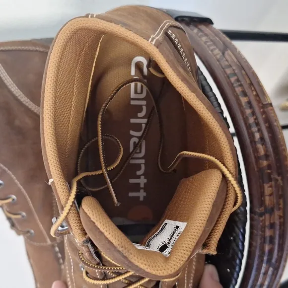 Carhartt Men's Size 14 Wide Lightweight Wedge Boots Moc Toe