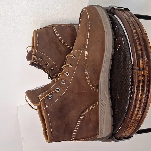 Carhartt Men's Size 14 Wide Lightweight Wedge Boots Moc Toe