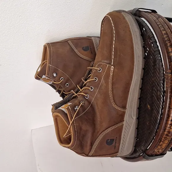 Carhartt Men's Size 14 Wide Lightweight Wedge Boots Moc Toe