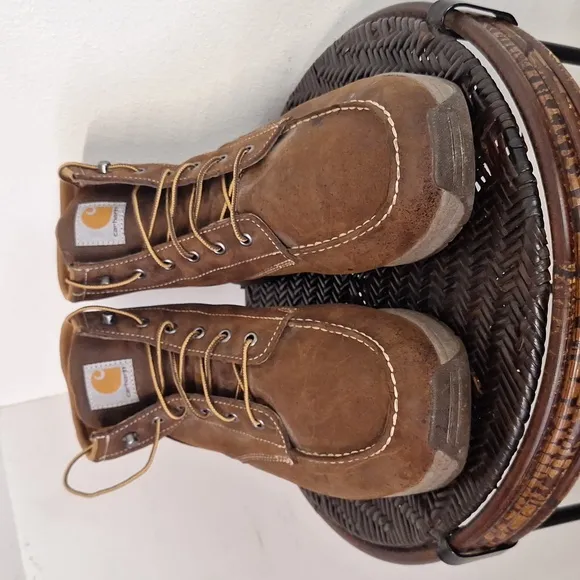Carhartt Men's Size 14 Wide Lightweight Wedge Boots Moc Toe