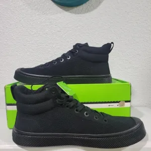 Cariuma All Black Knit IBI HIGH Sneaker Unisex M 11.5 Bamboo NIB