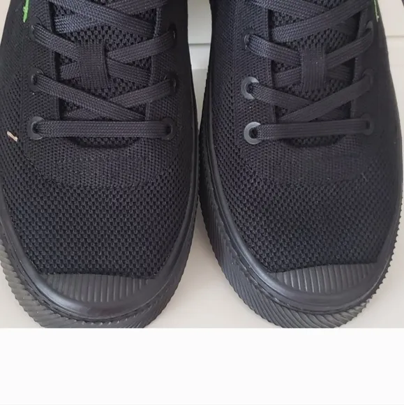 Cariuma All Black Knit IBI HIGH Sneaker Unisex M 11.5 Bamboo NIB