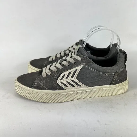 Cariuma Catiba Pro Sneakers Men's 9 Gray White Lace Up athletic Running Shoes