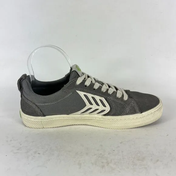 Cariuma Catiba Pro Sneakers Men's 9 Gray White Lace Up athletic Running Shoes