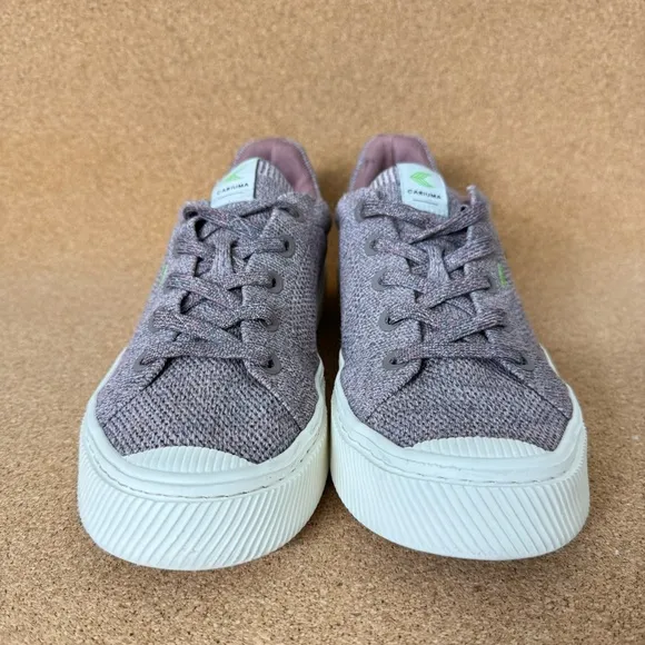 CARIUMA IBI Low Knit Stone Blush Unisex Sneakers Size 8.5 Mens 10 womens