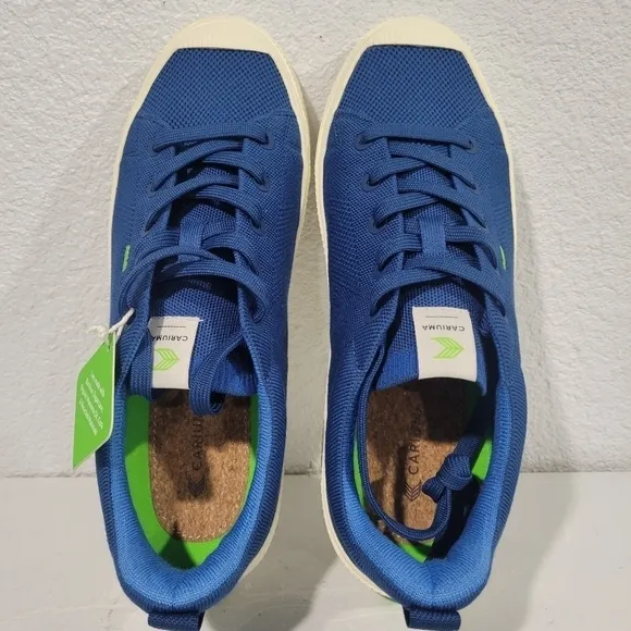 Cariuma IBI Low Mineral Blue Knit Sneaker New in Box