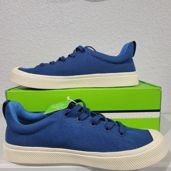 Cariuma IBI Low Mineral Blue Knit Sneaker New in Box