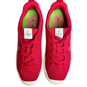 Cariuma Red Canvas Knit Low-Top Sneakers SZ 8.5 Men 10 women