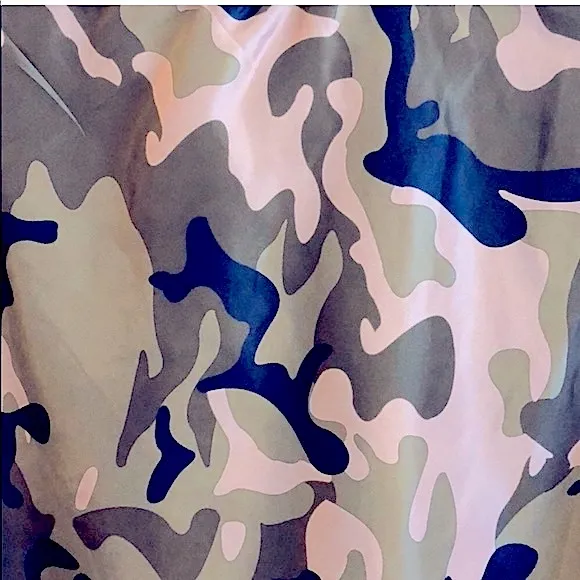 🆕Casual Lightweight Camouflage Zip-up Windbreaker Jacket w/Adjustable Bottom