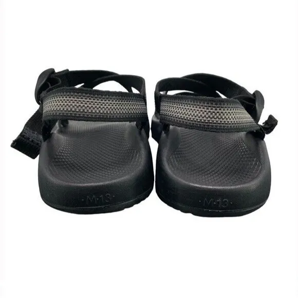 Chaco Men's Z1 Classic Sandals Outdoor Waterproof Athletic Black Gray 13 EUC