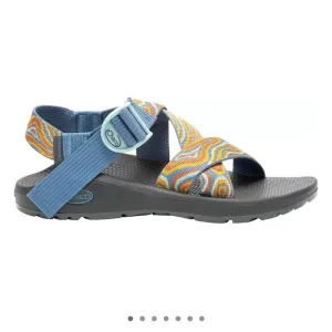 Chaco Women's Size 8 Mega Z Cloud Sandals Agate Baked Clay Blue NWT Chacos