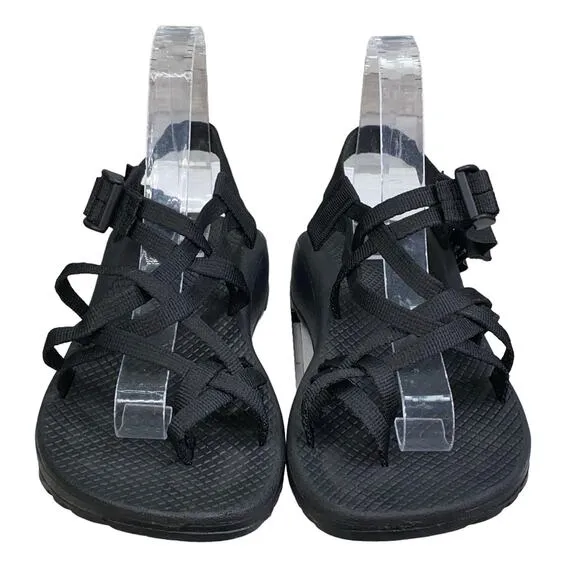 Chaco Women's Z Cloud X2 Black Strappy Trail Hiking Sandals Size US 7