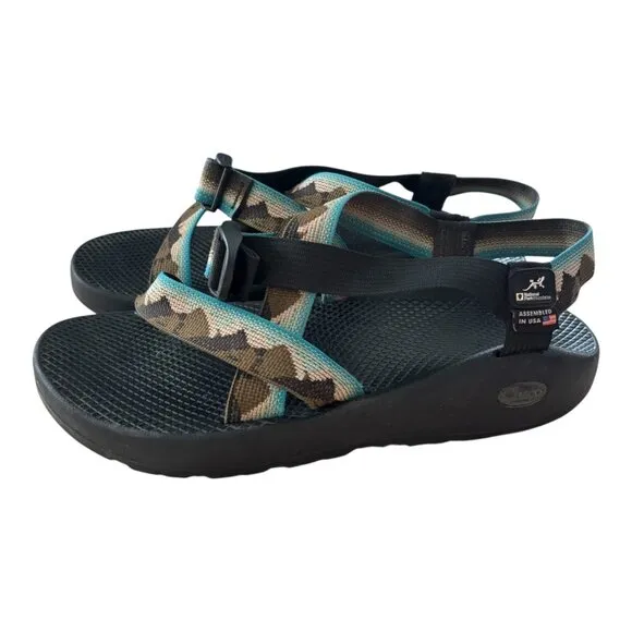 CHACO Z/1 National Parks Foundation Yosemite High Noon Sandals Sz 10 NPF Ltd Ed