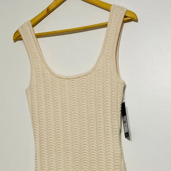 Chevron Patterned Knit Marciano by Guess BodCon Sweater Dress