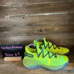 Childrens Big Kids‎ Under Armour Curry 6 Knit Basketball Shoes Sneakers Size 6 Y