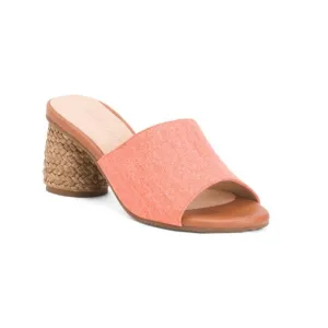 CHOCOLAT BLU Light Orange Baylee Heeled Sandals