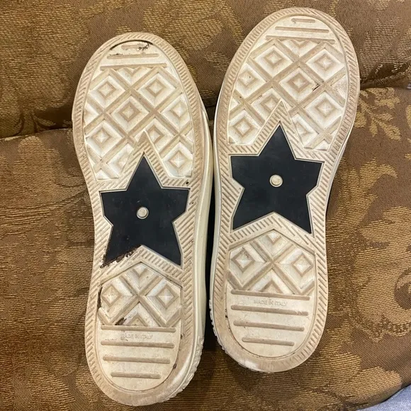 Christian Dior black  cotton canvas sneakers. Size 37.5. Great condition!!