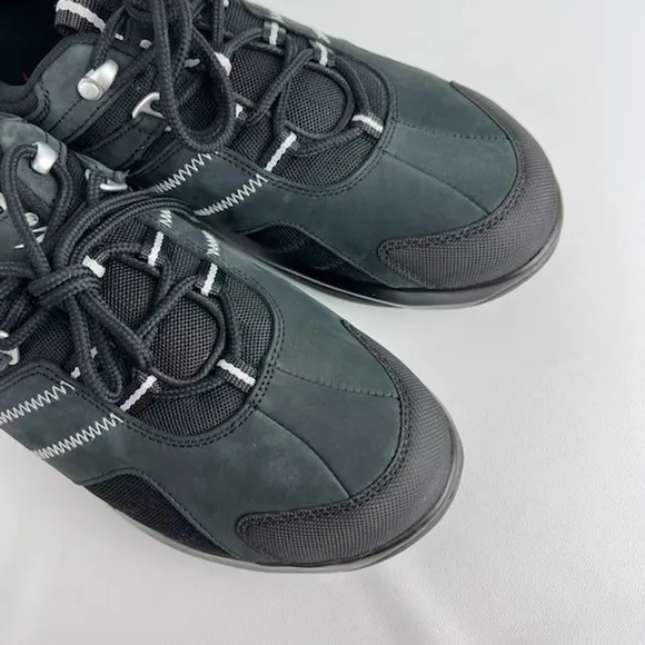 Chung Shi Rocker Black Leather Toning Walking Shoes 11