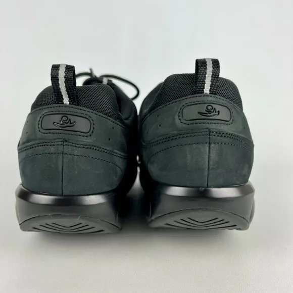 Chung Shi Rocker Black Leather Toning Walking Shoes 11
