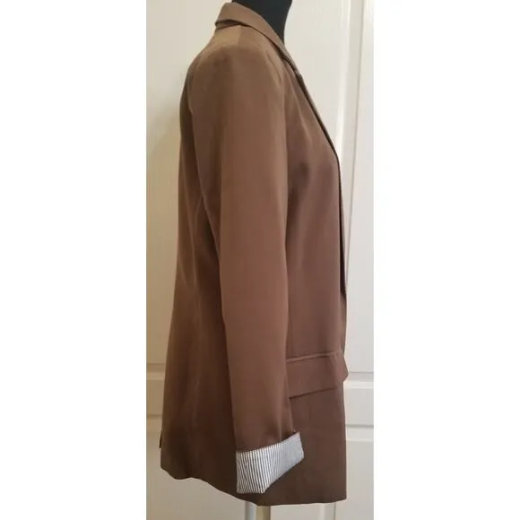 Cicy Bell Women's Casual Business Lightweight Long Sleeve Jacket Blazer Size L