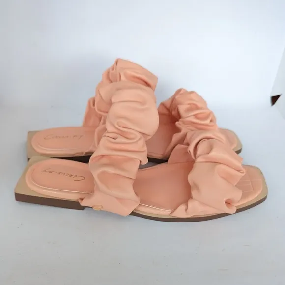Circus by Sam Edelman Iggy Sandal Malibu Coral Peach Orange 6.5