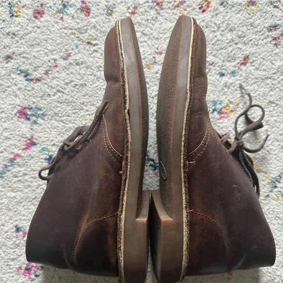 Clarks Ankle Chukka Bushacre Boots Desert Brown Leather - Mens Size US 9 M 15260