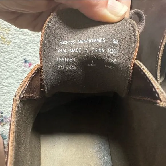 Clarks Ankle Chukka Bushacre Boots Desert Brown Leather - Mens Size US 9 M 15260