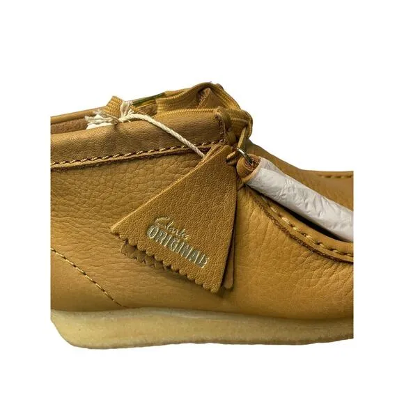 Clarks Original Free People Wallabee Women's Leather Boots Size US 10 Mid Tan