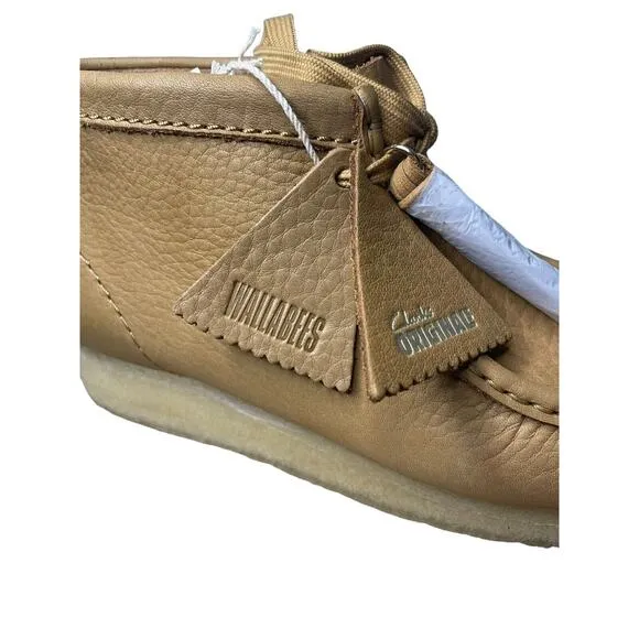 Clarks Original Free People Wallabee Women's Leather Boots Size US 10 Mid Tan