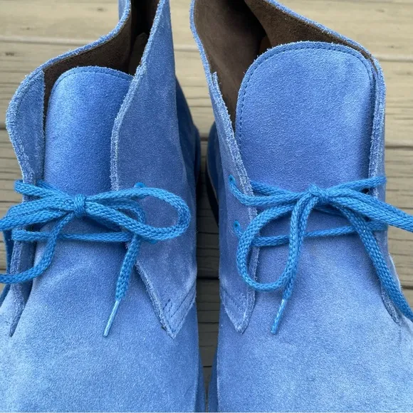 Clarks Originals Blue Suede Desert Chukka Boots size 15 M