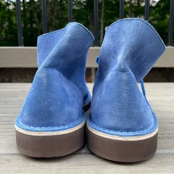 Clarks Originals Blue Suede Desert Chukka Boots size 15 M