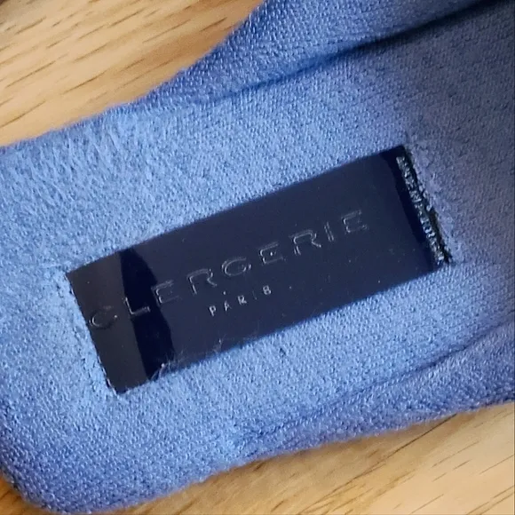 Clergerie Irinae Terry Slides Sandals Size 8 Sky Blue