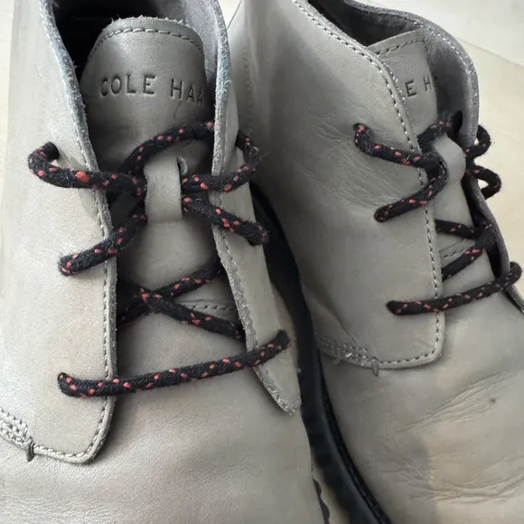 Cole Haan 2.Zerogrand Chukka Boots Beige Gray Lightweight C30310 Men Size 10.5
