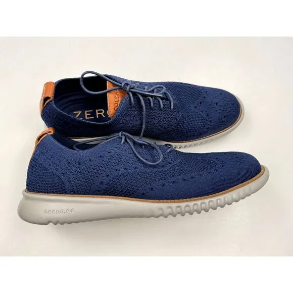 Cole Haan 2.Zerogrand Stitchlite Oxford Mens 9.5M NWOT Knit Lightweight Sneakers