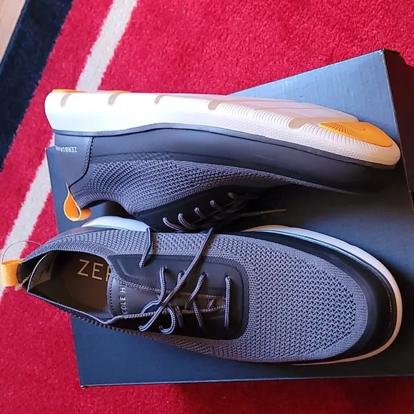 Cole Haan 'Brand New' Men's Zerogrand Omni Lace Up Sneakers - Grey 👟 Size 11.5