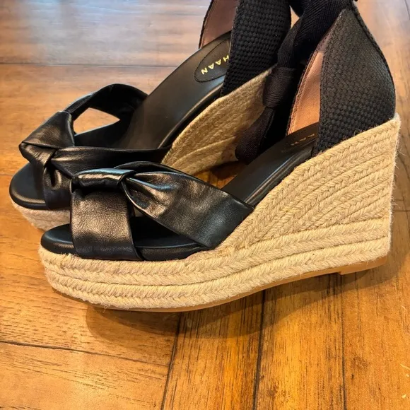 Cole Haan Cloudfeel Hampton Sandals in Black, size 8, Summer Chic Boho Staple