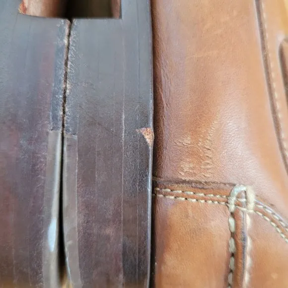 Cole Haan Country 11.5D Brown Leather Kiltie Tassel Loafers Handcrafted Brazil 3