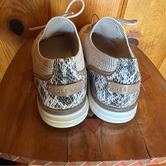 Cole Haan Cream Knit Sneakers