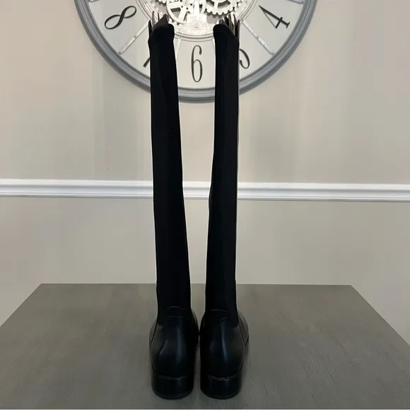 Cole Haan Grand Ambition Huntington Over-the-Knee Tall Boot Black Leather 6.5