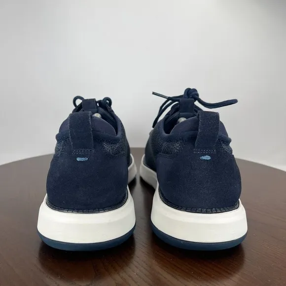 Cole Haan Grand Atlantic Sneakers Men's 11.5M Blue Knit Lace Up Shoes C36591