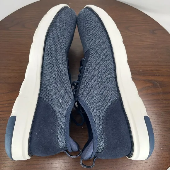 Cole Haan Grand Atlantic Sneakers Men's 11.5M Blue Knit Lace Up Shoes C36591