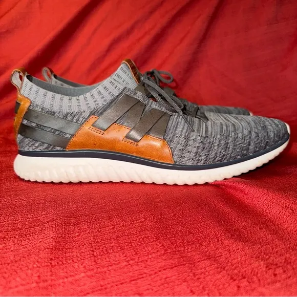 Cole Haan Grand Motion Sneakers, Gray and Brown, Men’s Size 10, EUC