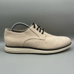 Cole Haan Grand OS Knit Oxfords Men’s 11 M Tan Plaid Toe Sneakers C27447