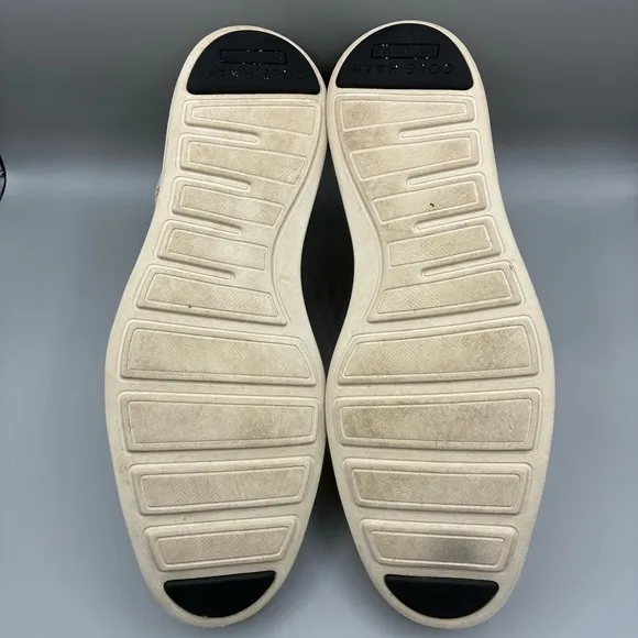 Cole Haan Grand OS Knit Oxfords Men’s 11 M Tan Plaid Toe Sneakers C27447