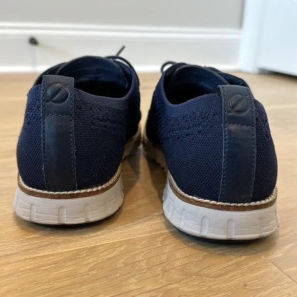 Cole Haan GrandPro Knit Runner Sneakers in Navy Blue Size 10.5