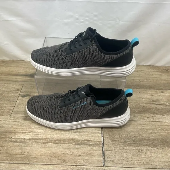 Cole Haan Grandsport Journey Knit Sneakers Men’s 13M charcoal Gray/Nimbus C34839