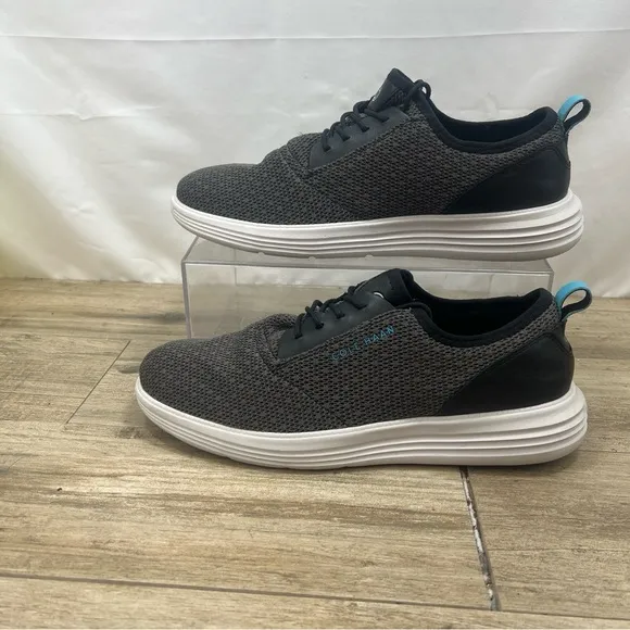 Cole Haan Grandsport Journey Knit Sneakers Men’s 13M charcoal Gray/Nimbus C34839